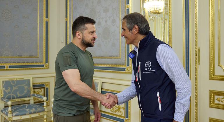 Guerre en Ukraine : la mission de l'AIEA est arrivée à Zaporijjia pour inspecter la centrale